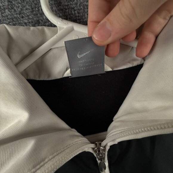 Nike Windbreaker Jacket Youth Medium 8-10 Full Zip Navy Dark Blue Long Sleeve - Picture 8 of 14